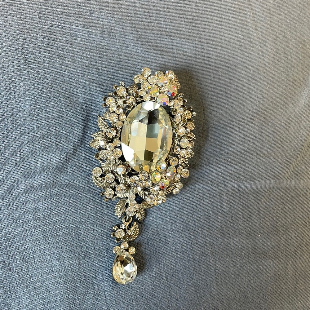 Silver brooch